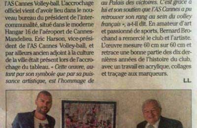 Grégory Berben / Bernard Brochand / Nice Matin / AS Cannes volleyball