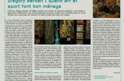 Grégory Berben / Article Presse