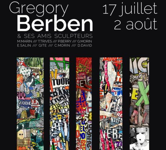 Grégory Berben 2015 Théoule Affiche Exposition