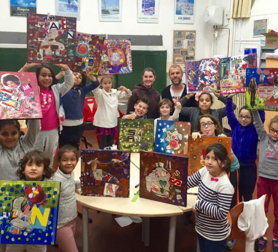 Grégory Berben - enfants - cannois - atelier