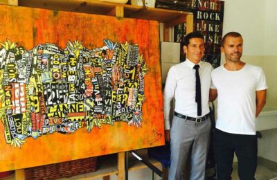 David Lisnard (Mairie de Cannes) - Inauguration "Suquet des Artistes" - Juillet 2015 - Grégory Berben