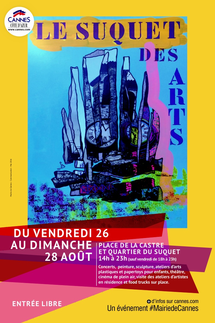 Affiche officielle Suquet des Arts 2016