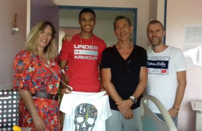 Grégory BERBEN / François FELDMAN / Sandrine ALEXY Visite Hôpital Archet Nice