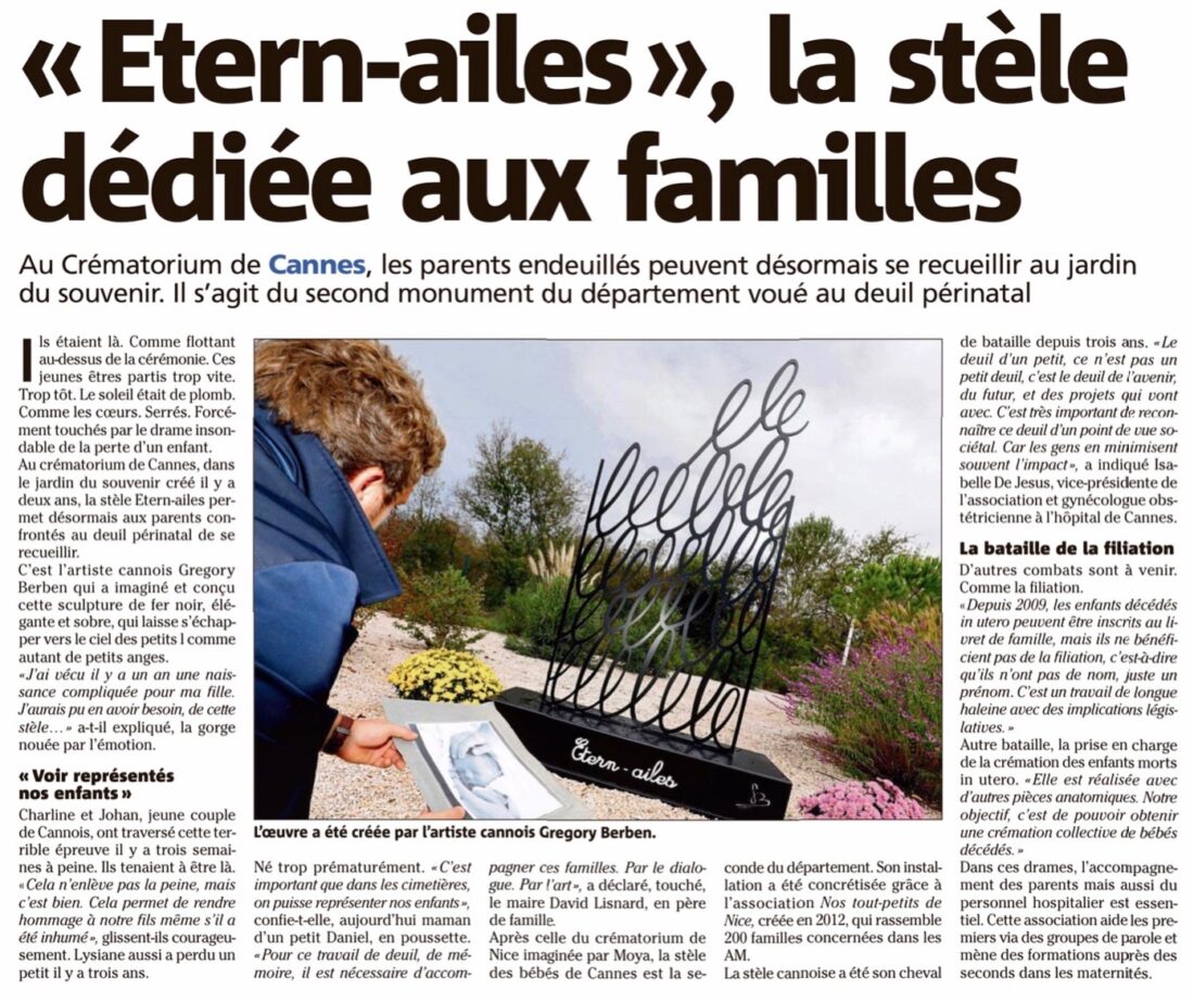 Etern Ailes - Sculpture Grégory BERBEN