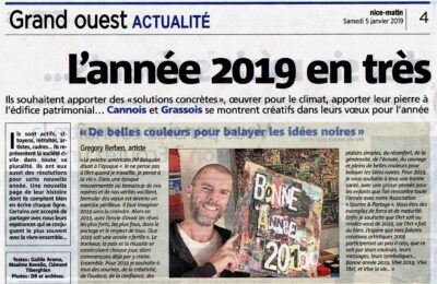 Voeux 2019 Grégory BERBEN NICE MATIN