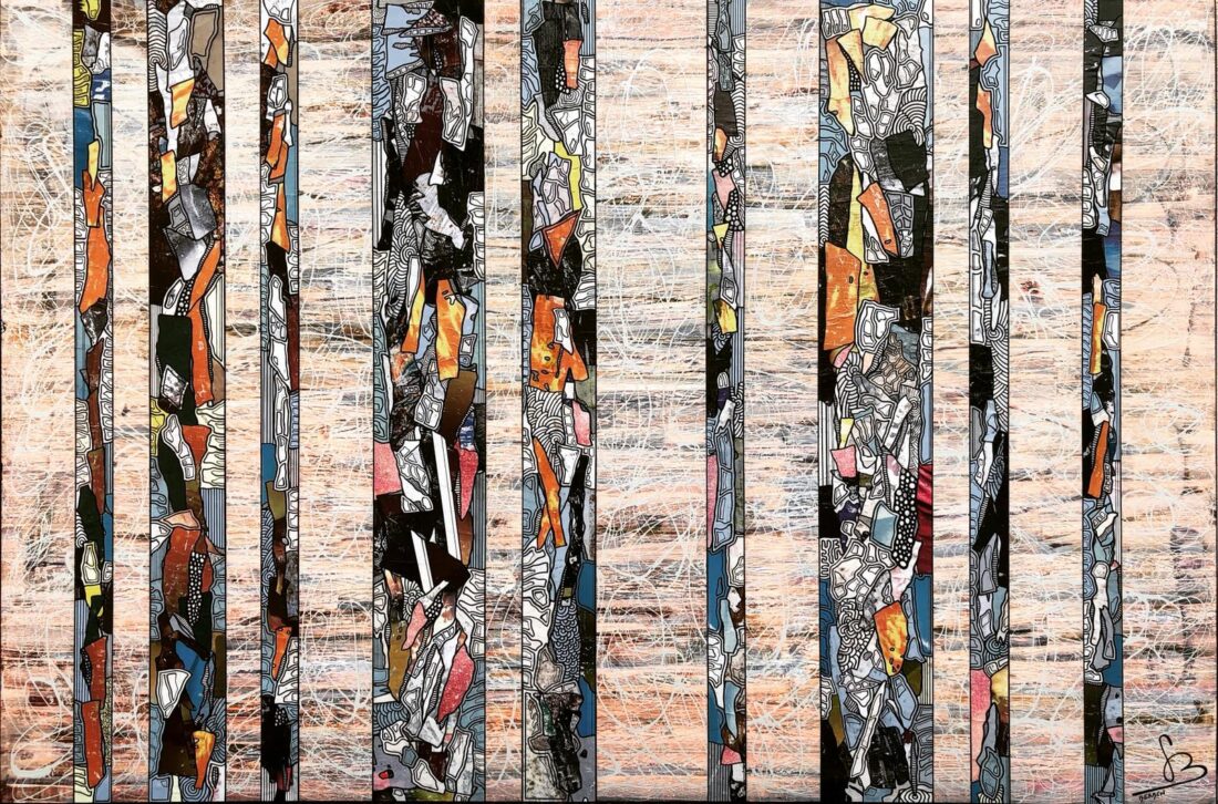 TRANCHES DE VIE #12 195 x 130 cm Gregory BERBEN 2018