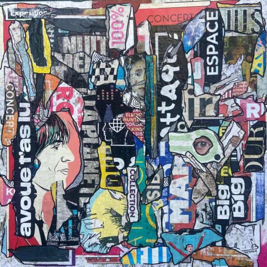 AFFICHAGE LIBRE Avoue t'as lu - 100 x 100 cm - Gregory Berben