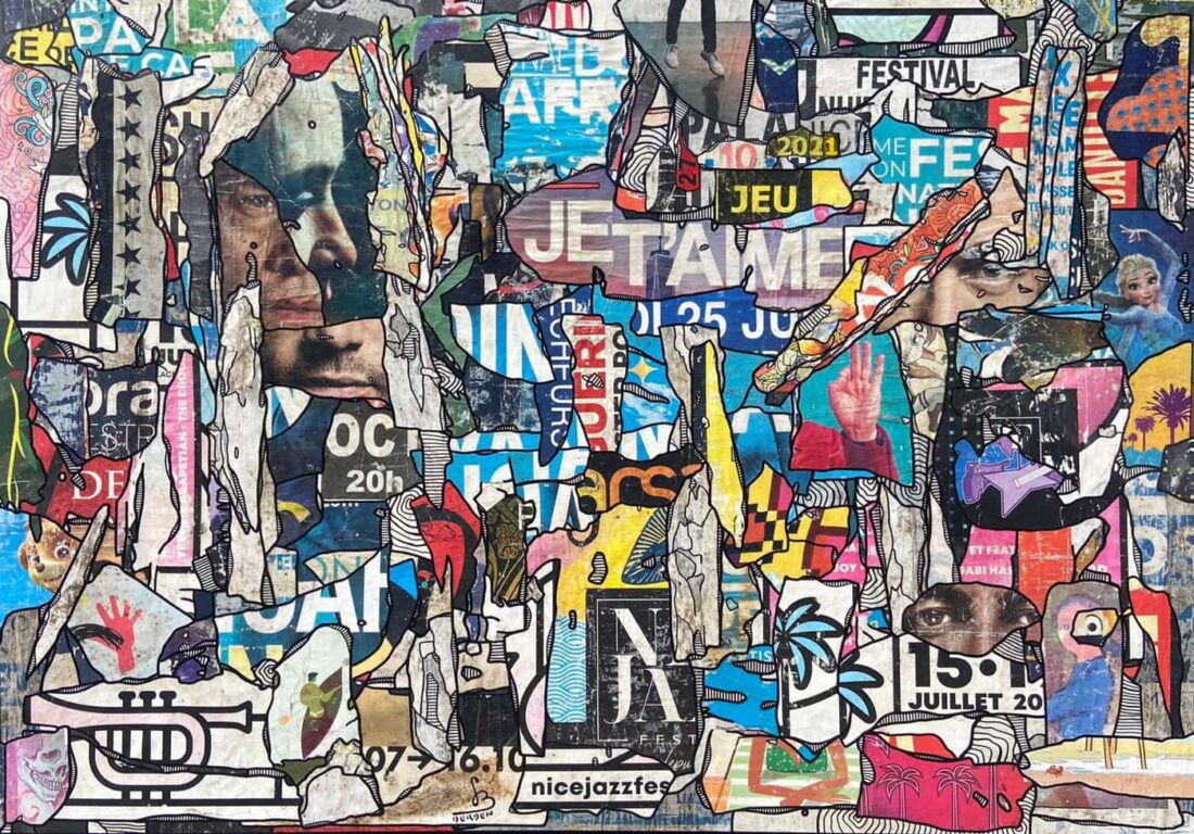 AFFICHAGE LIBRE Je t'aime - 162 x 114 cm - Gregory Berben