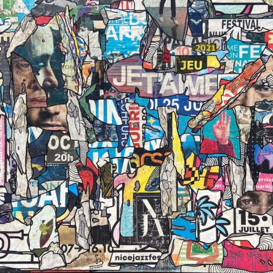 AFFICHAGE LIBRE Je t'aime - 162 x 114 cm - Gregory Berben