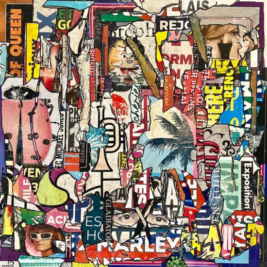 AFFICHAGE LIBRE Lady bird - 120 x 120 cm - Gregory Berben