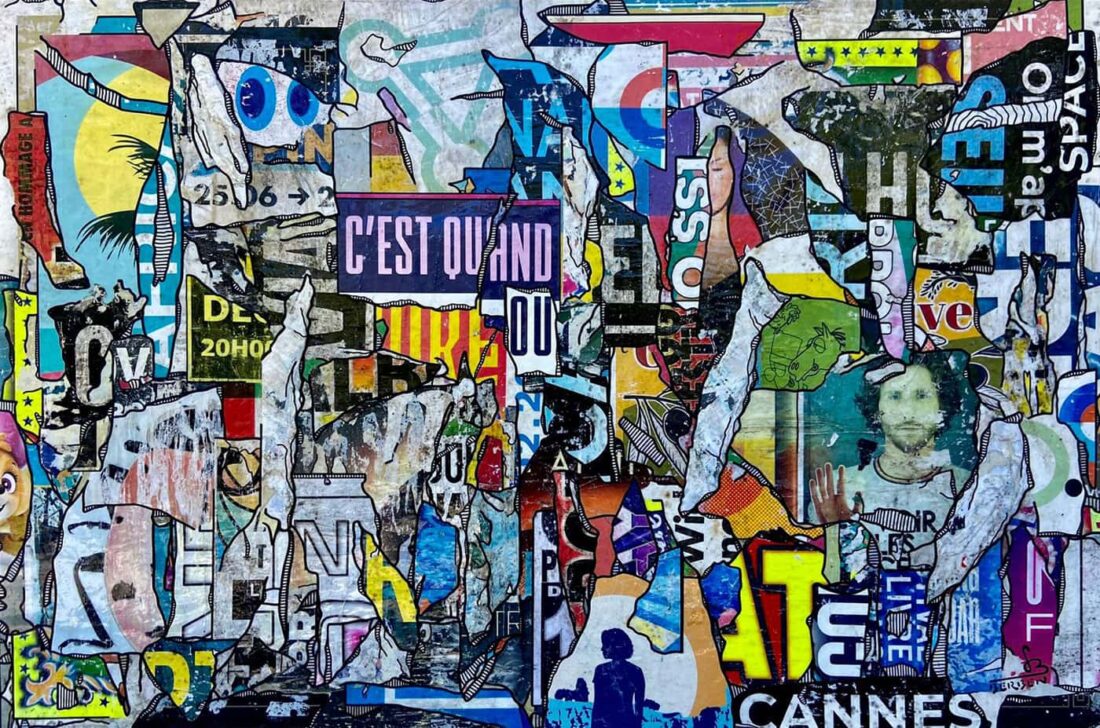 AFFICHAGE LIBRE - C'est quand - 150 x 100 cm - Gregory Berben