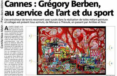 Grégory Berben - Nice Matin - Presse - Tribal Street
