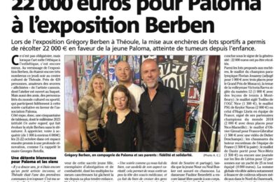 Gregory Berben / Nice Matin - Octobre 2023