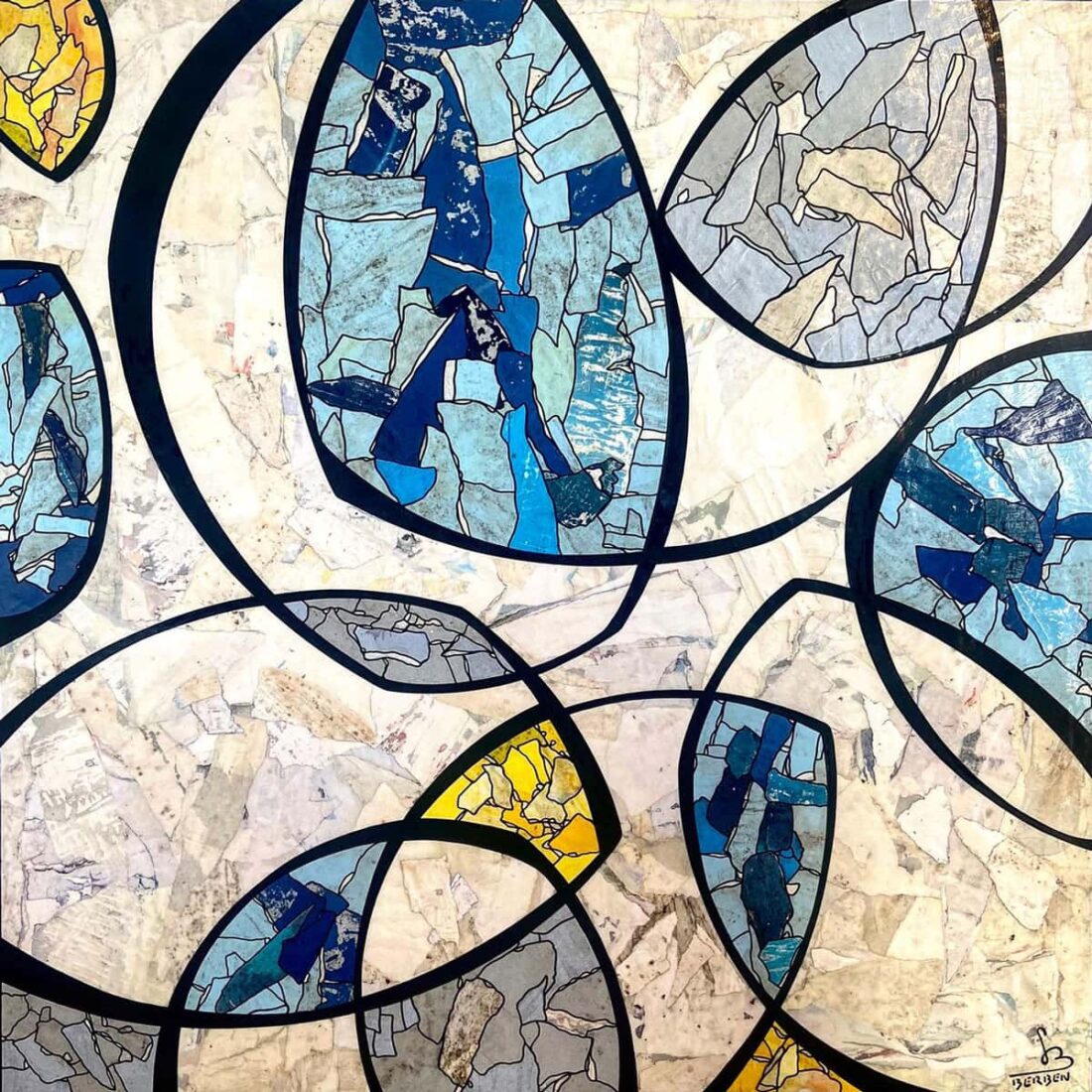 UN AUTRE REGARD #1 - 110 x 110 cm - Gregory Berben