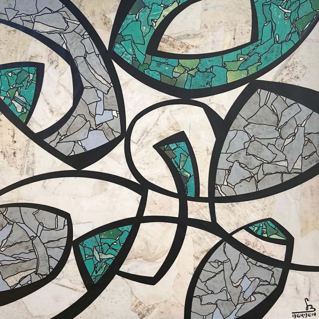 UN AUTRE REGARD - 80 x 80 cm - Gregory Berben