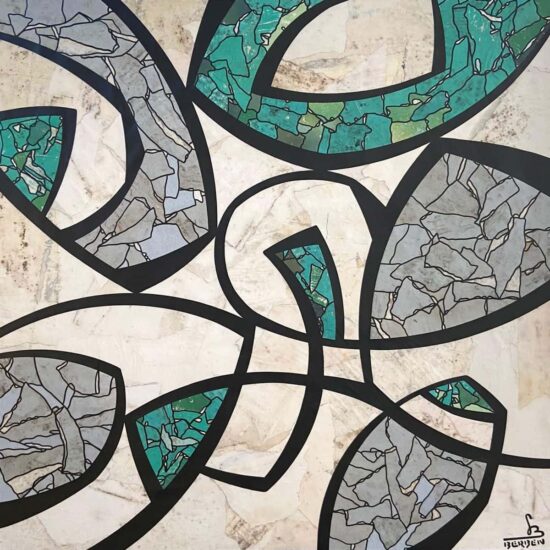 UN AUTRE REGARD - 80 x 80 cm - Gregory Berben