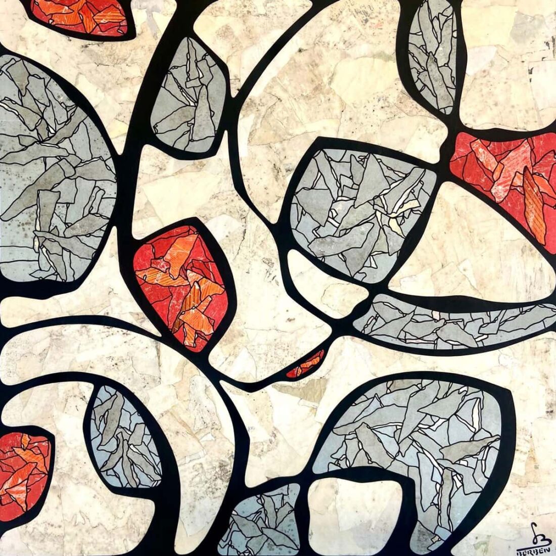 UN AUTRE REGARD #7 - 100 x 100 cm - Gregory Berben